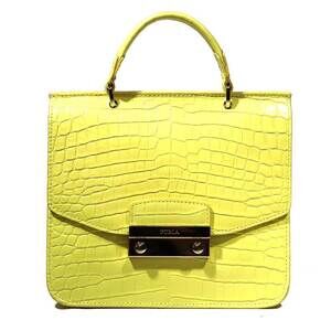 Furla Julia handbag yellow